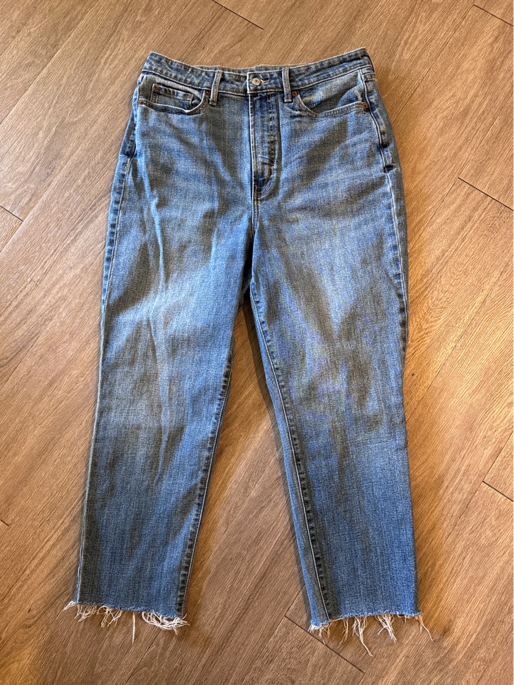 Old Navy High Rise OG Straight Secret Smooth Pockets Jeans